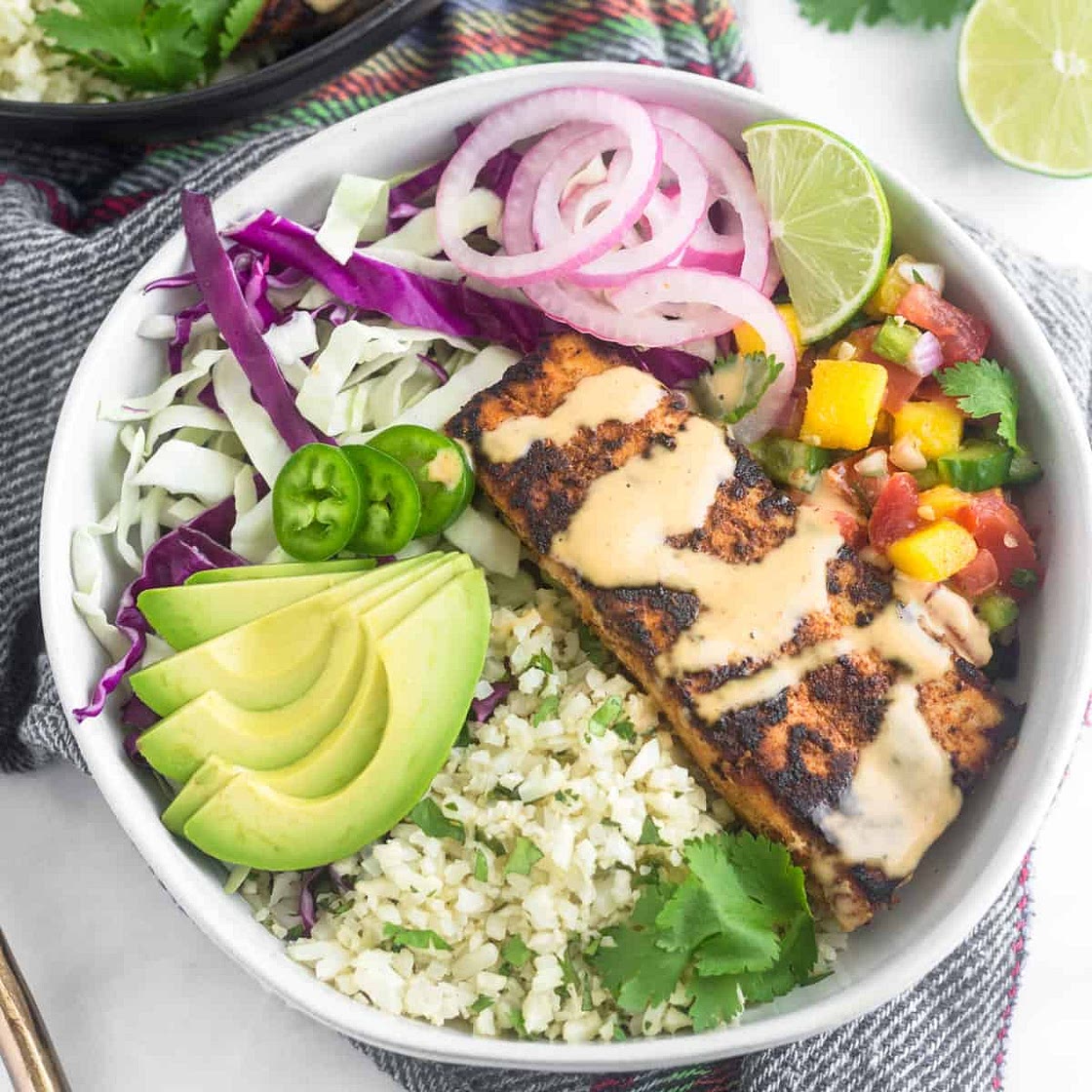 Whole30 Fish Taco Bowls