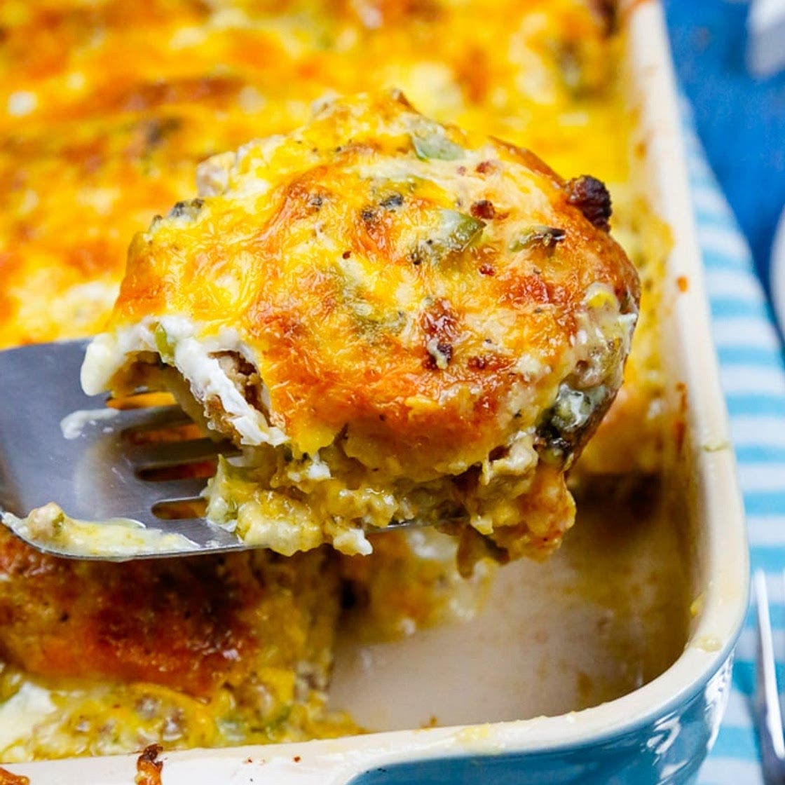 Turkey Sausage Breakfast Casserole