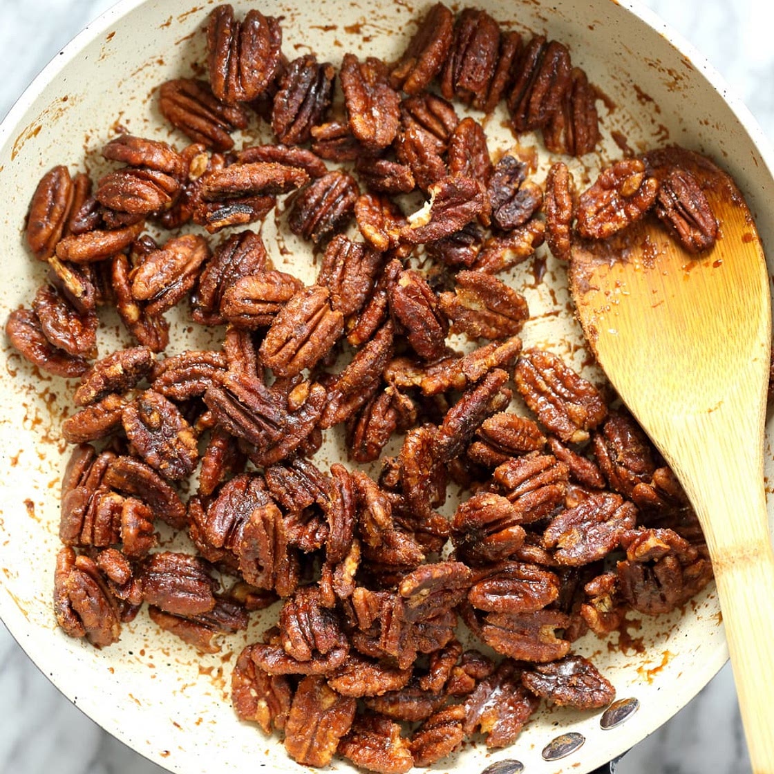 Vegan Candied Pecans (Oil-free)