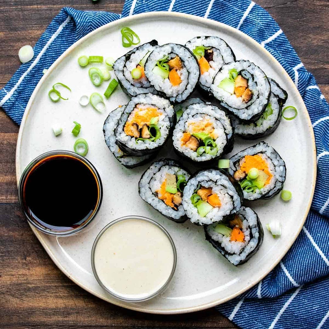 Easy Homemade Vegan Sushi Recipe