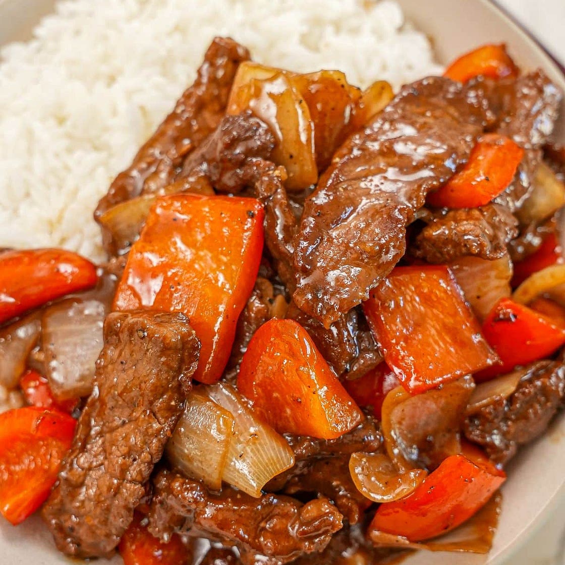 Chinese Black Pepper Beef (VIDEO)