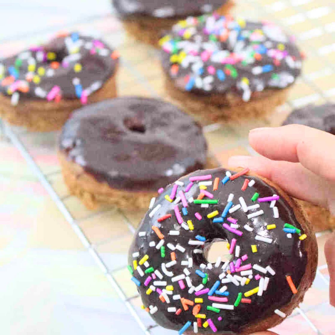 Gluten-Free Glazed Protein Donuts