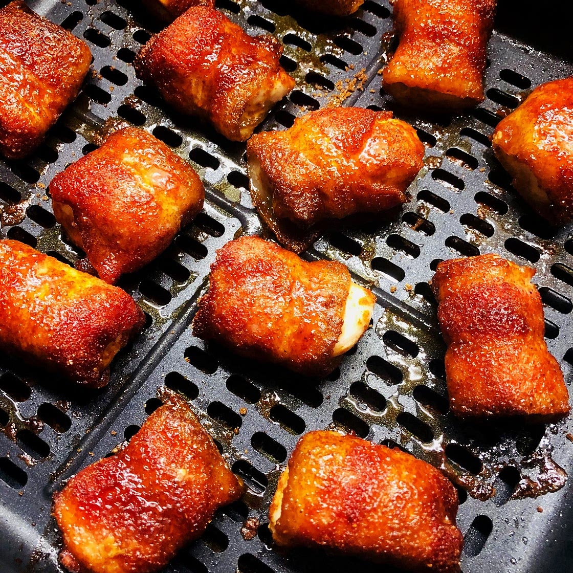 Air Fryer Bacon Chicken Bites