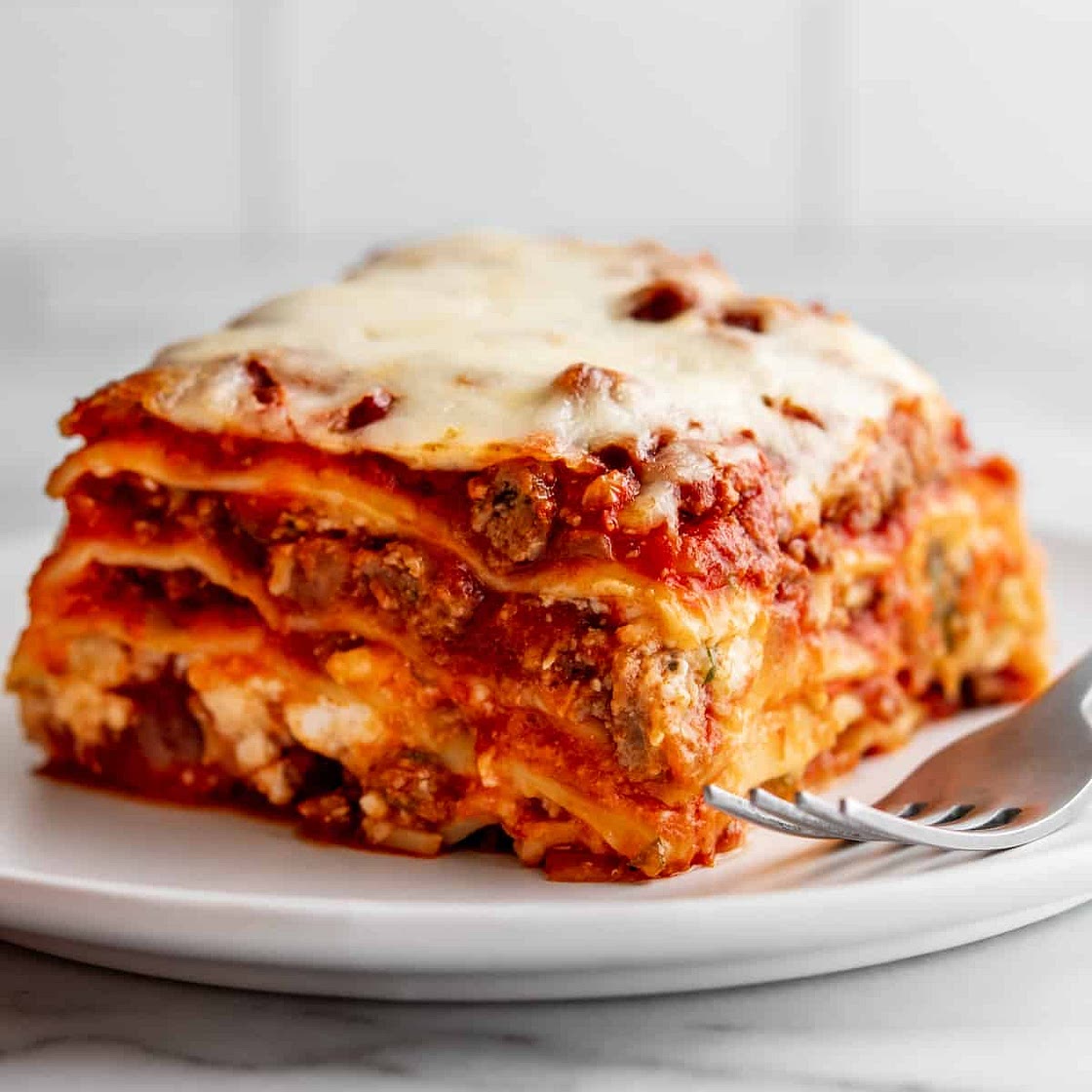Lasagna with Cottage Cheese