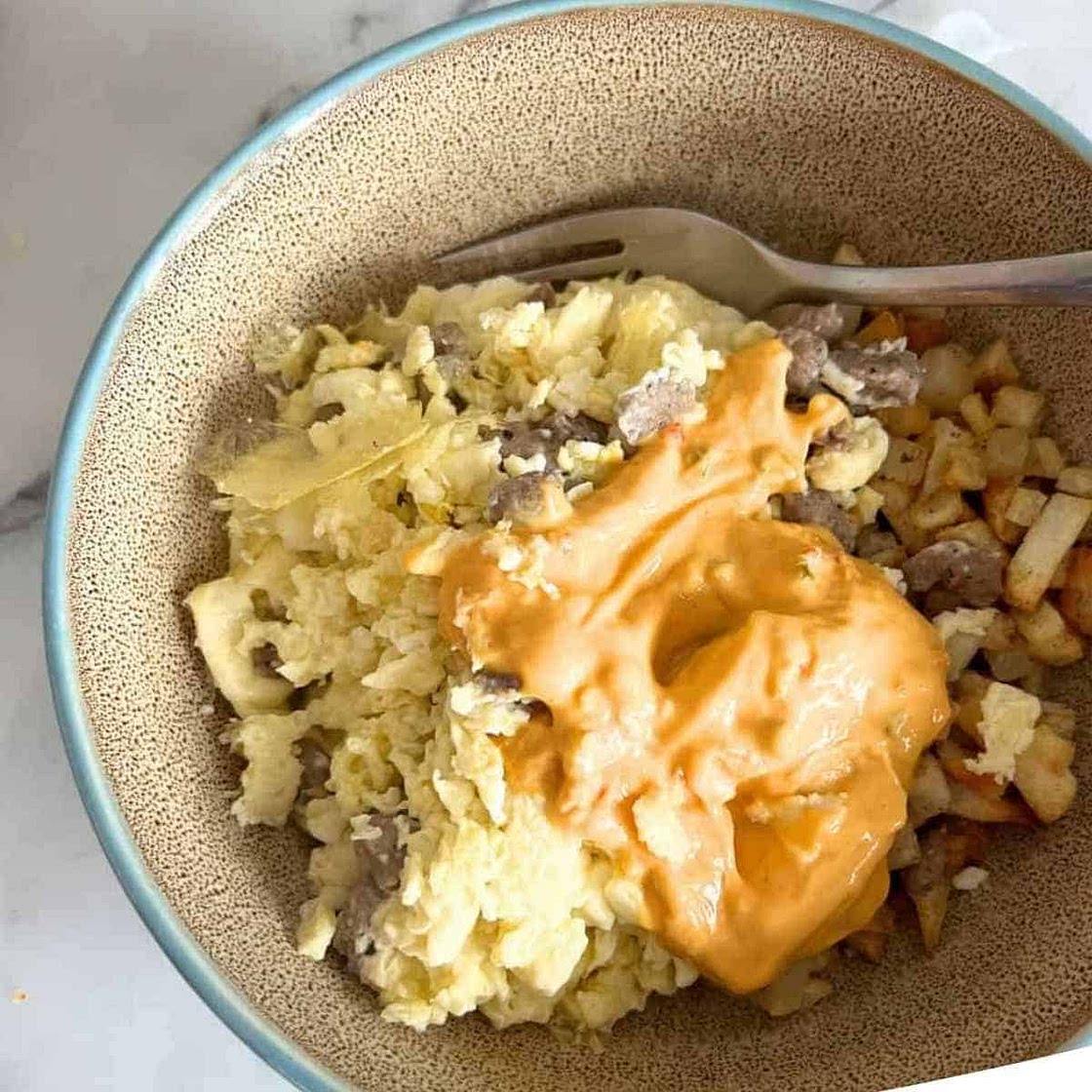 Sausage and Egg Breakfast Bowls