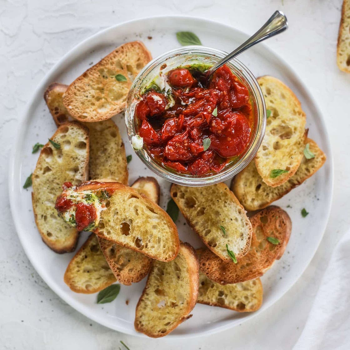 Ricotta and Tomato Jam Jar
