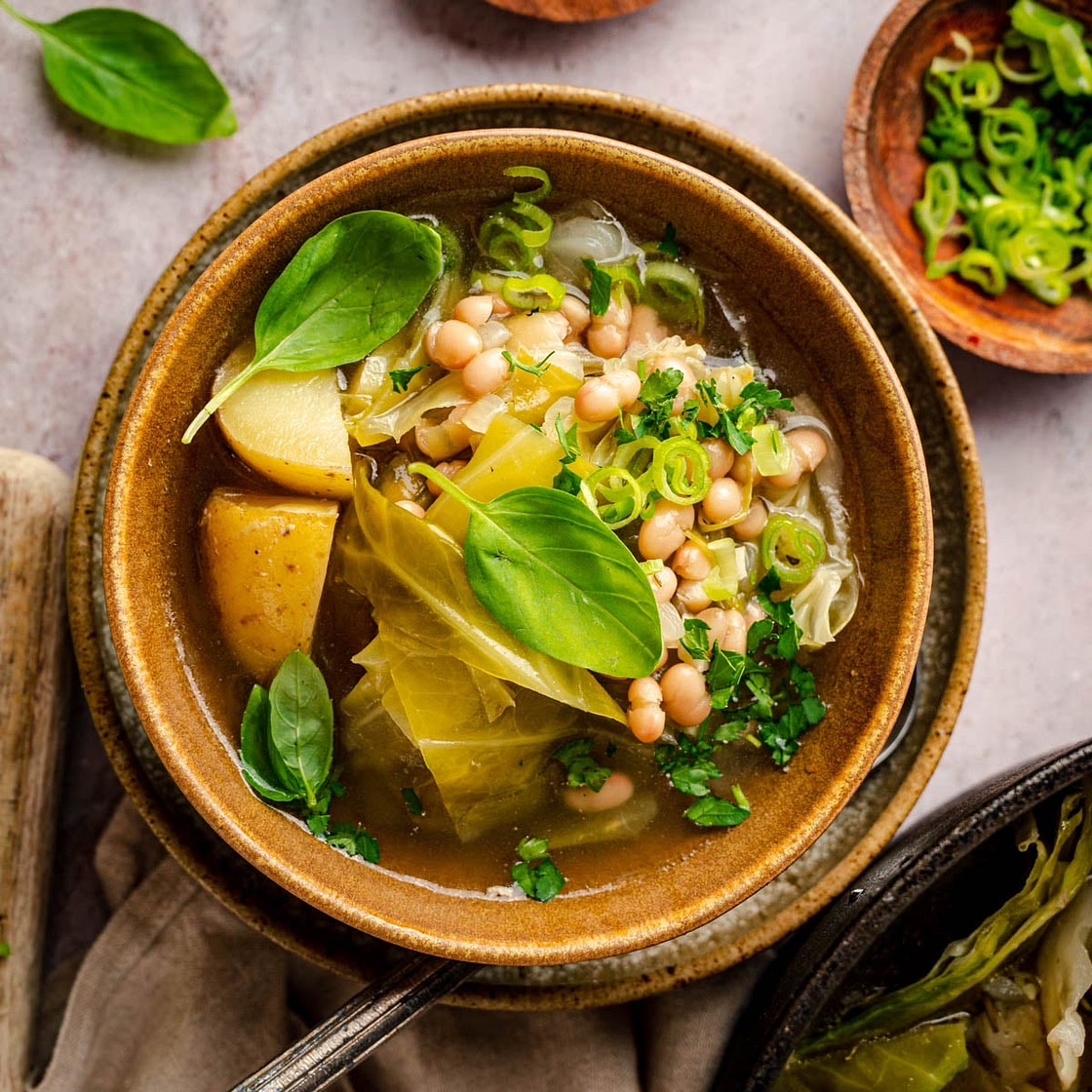 Cabbage And White Bean Soup
