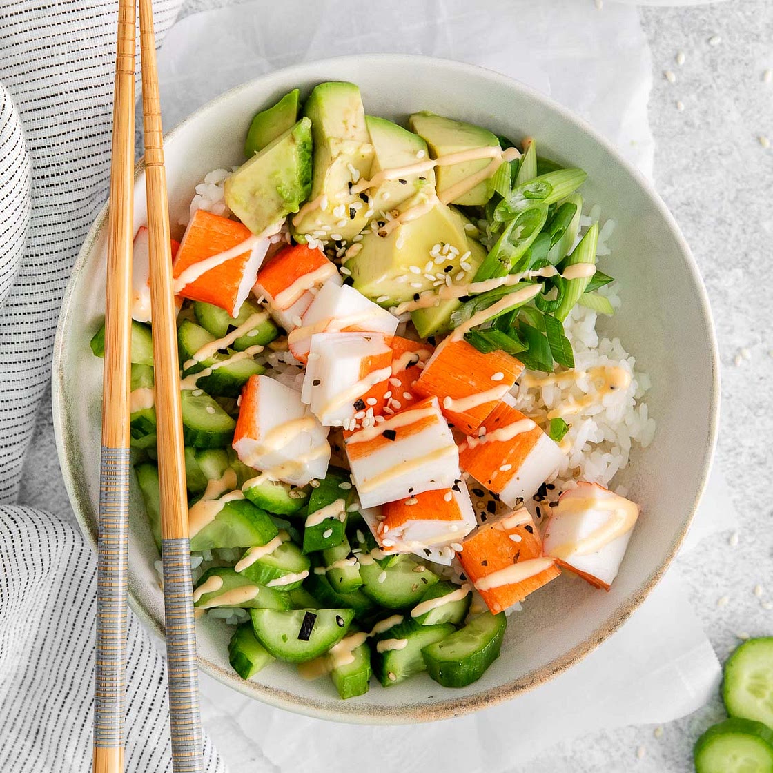 California Roll in a Bowl
