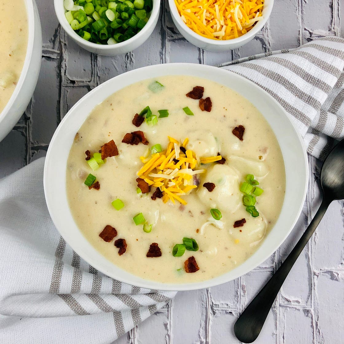 Gluten-Free Loaded Baked Potato Soup