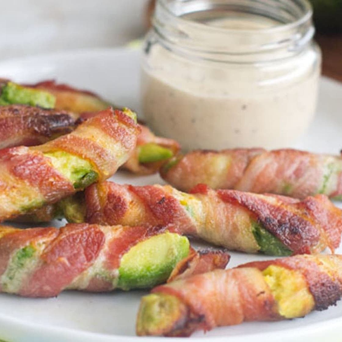 Bacon-Wrapped Avocado Wedges Recipe