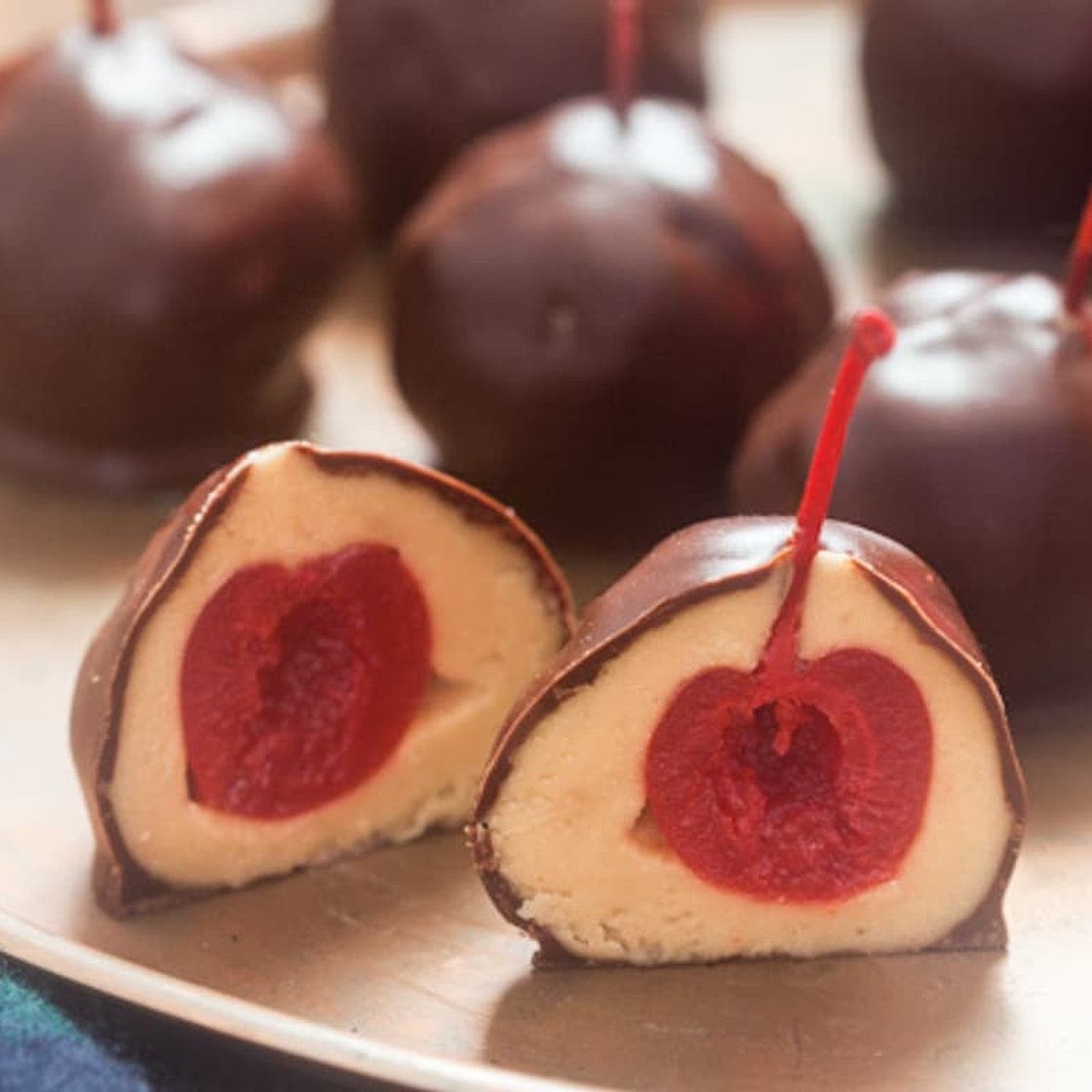 Cherry Peanut Butter Balls Recipe