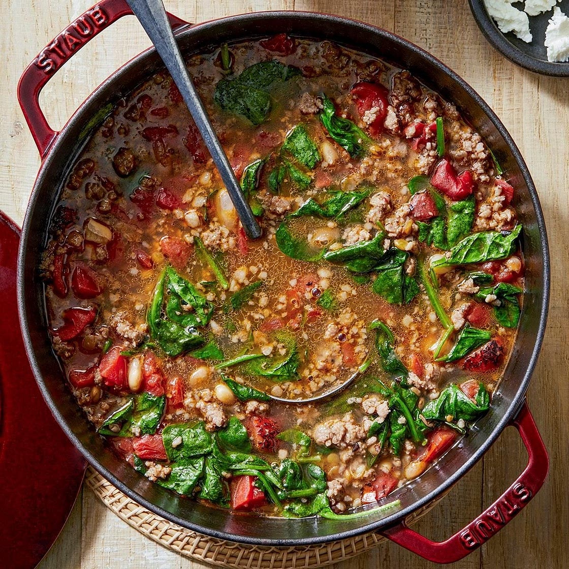 Sausage and Lentil Soup
