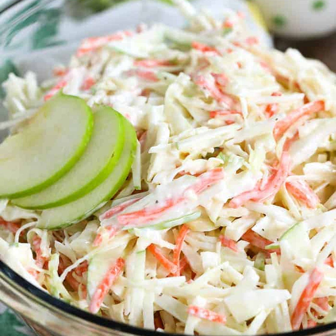 Creamy Apple Slaw Recipe