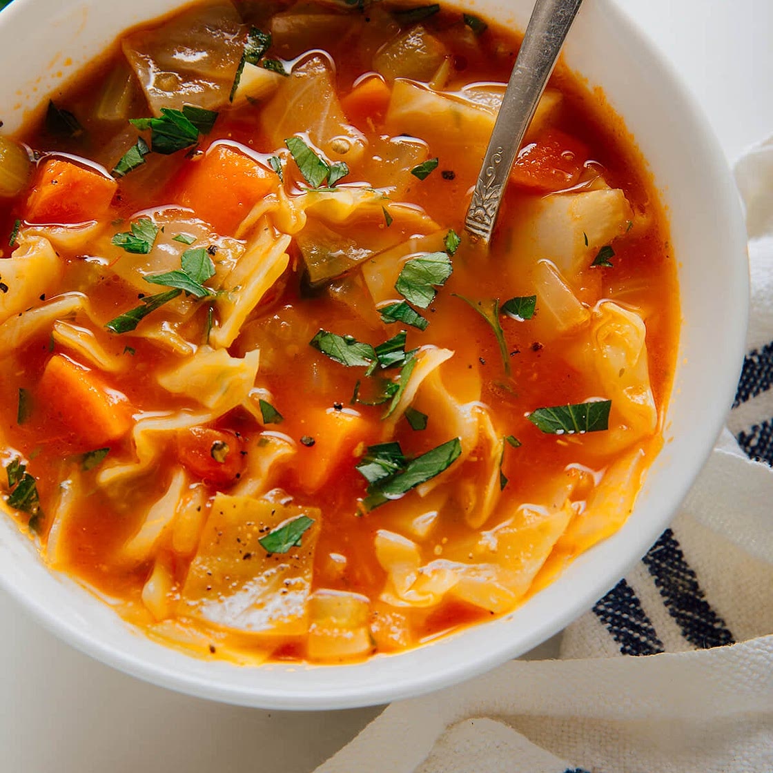 Cabbage Vegetable Soup