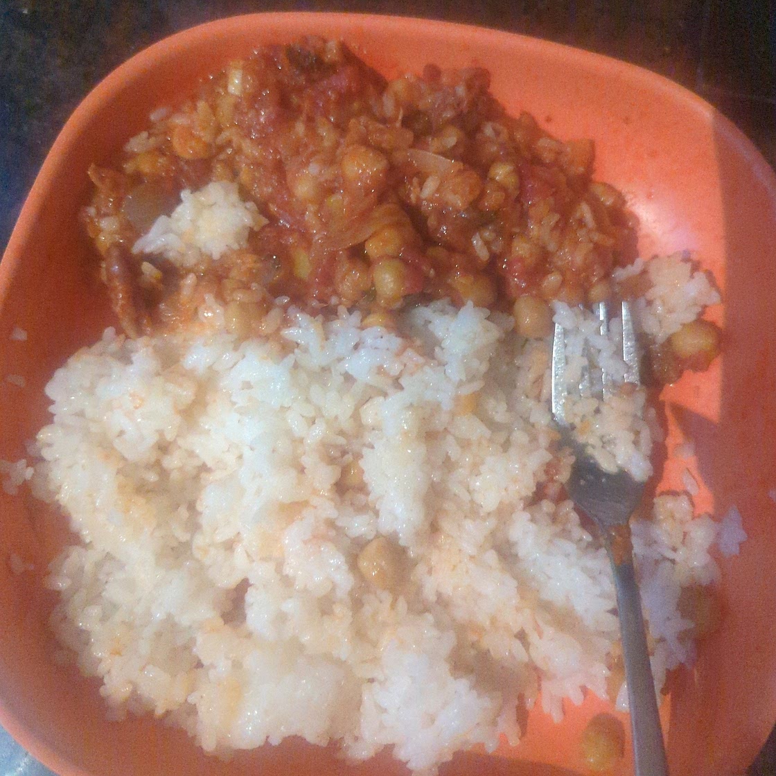 Peach & Chickpea Curry, 61p [A Girl Called Jack]