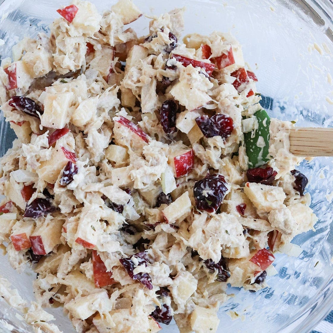 Cranberry Apple Tuna Salad