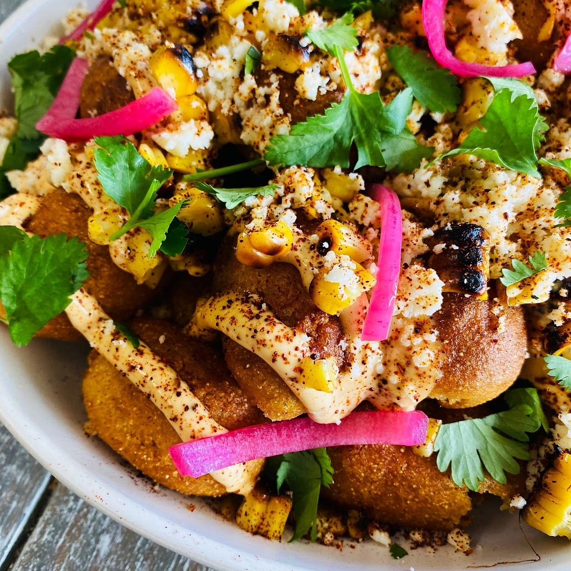 Mexican Street Corn Dog Nachos