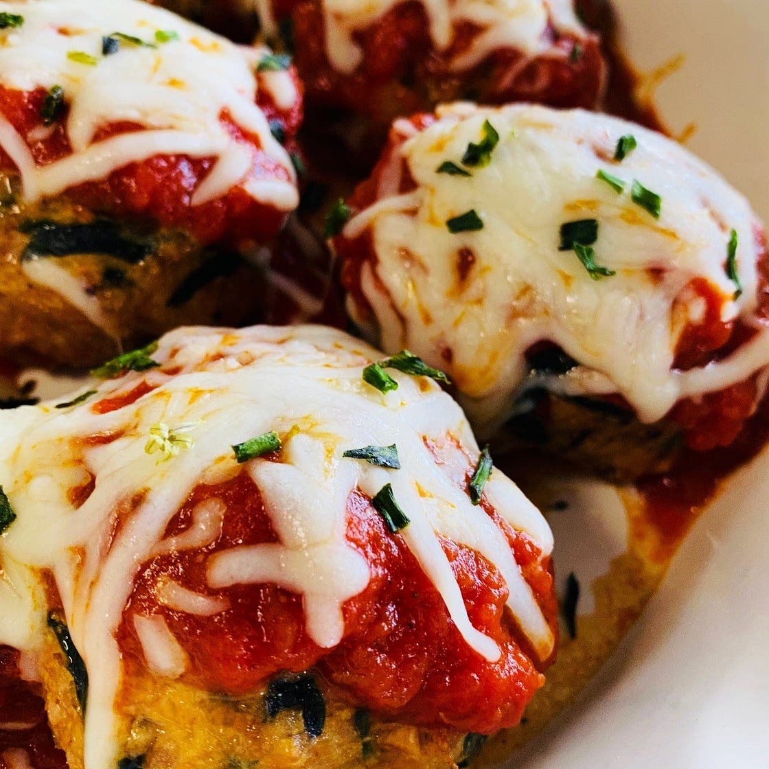 Spinach Ricotta Chicken Meatballs