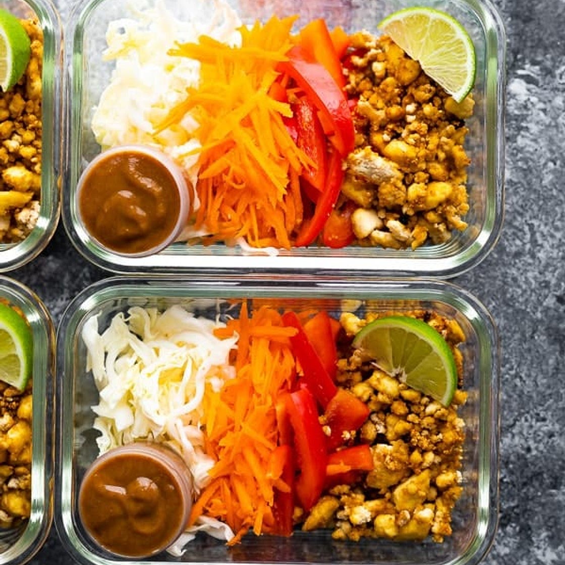 Vegan Spring Roll Bowls (Meal Prep)