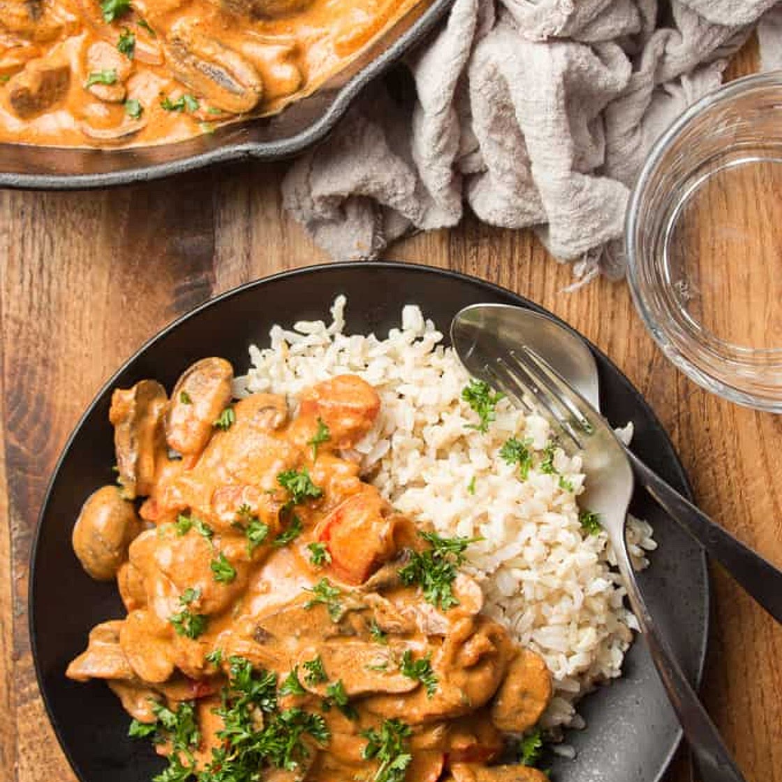 Mushroom Paprikash