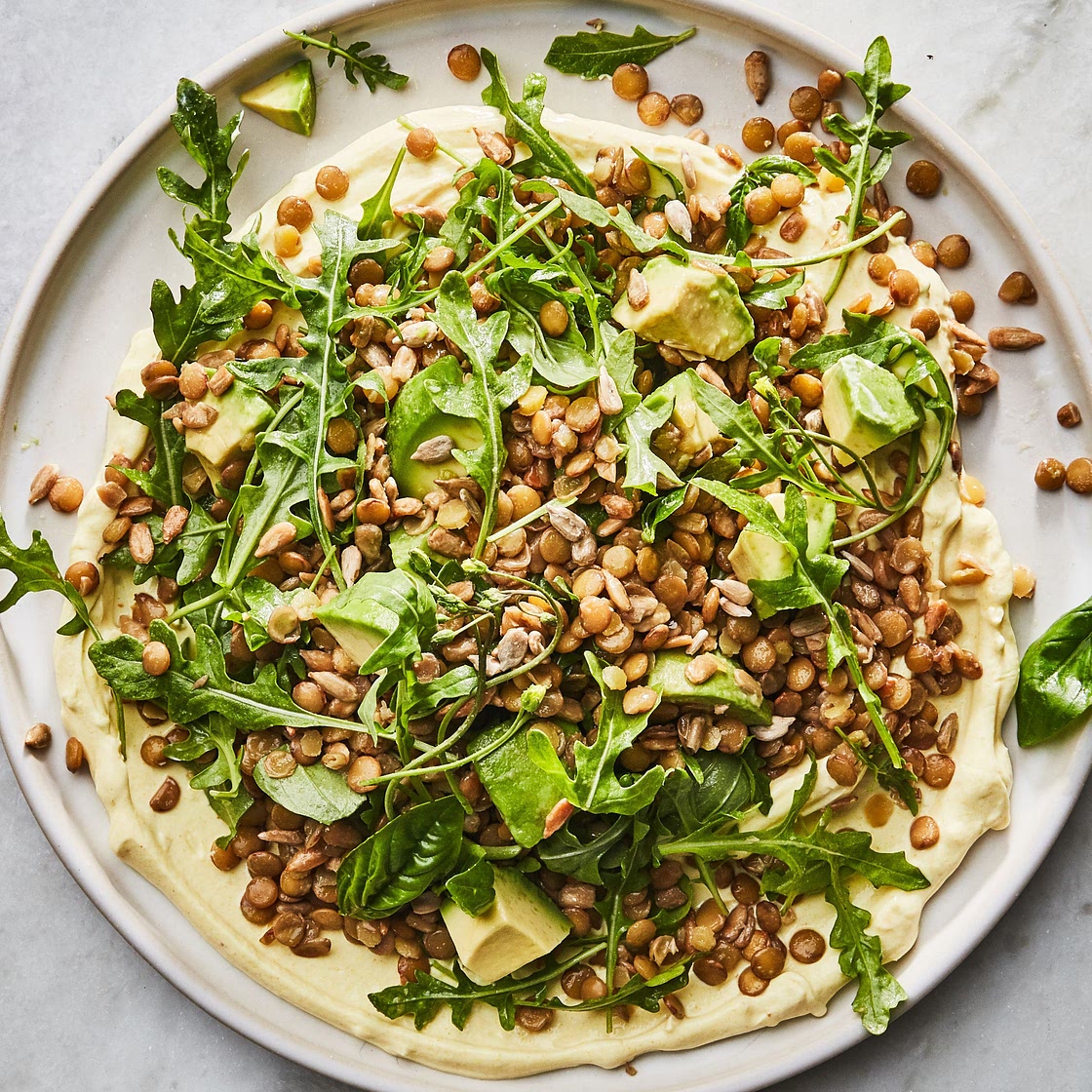 Big Green Lentil Salad