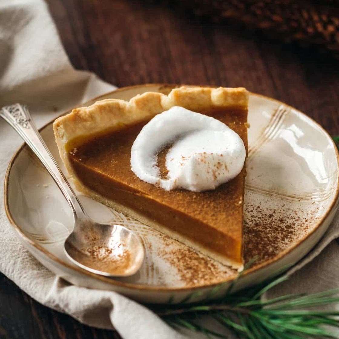 Eggless Pumpkin Pie