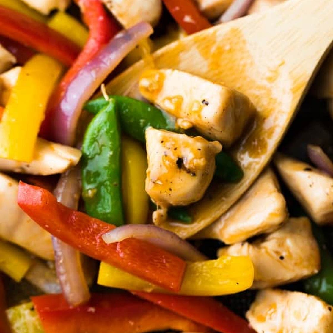 Honey Sriracha Chicken Stir Fry