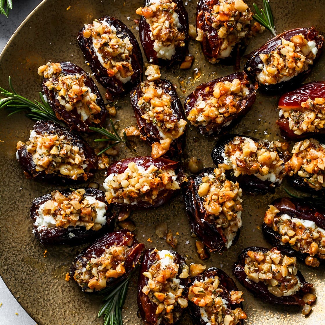 Roasted Stuffed Dates