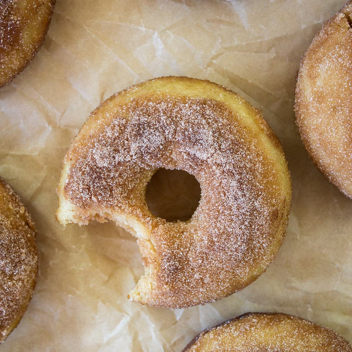 Apple Cinnamon Sugar Donuts
