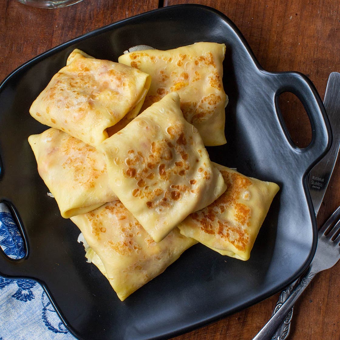 Savory Crepes with Chicken