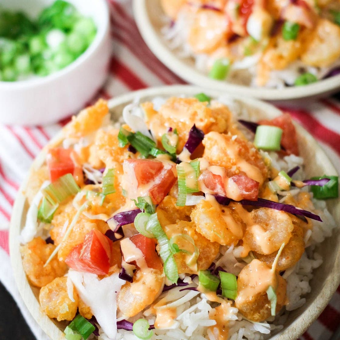 Bang Bang Shrimp Rice Bowls