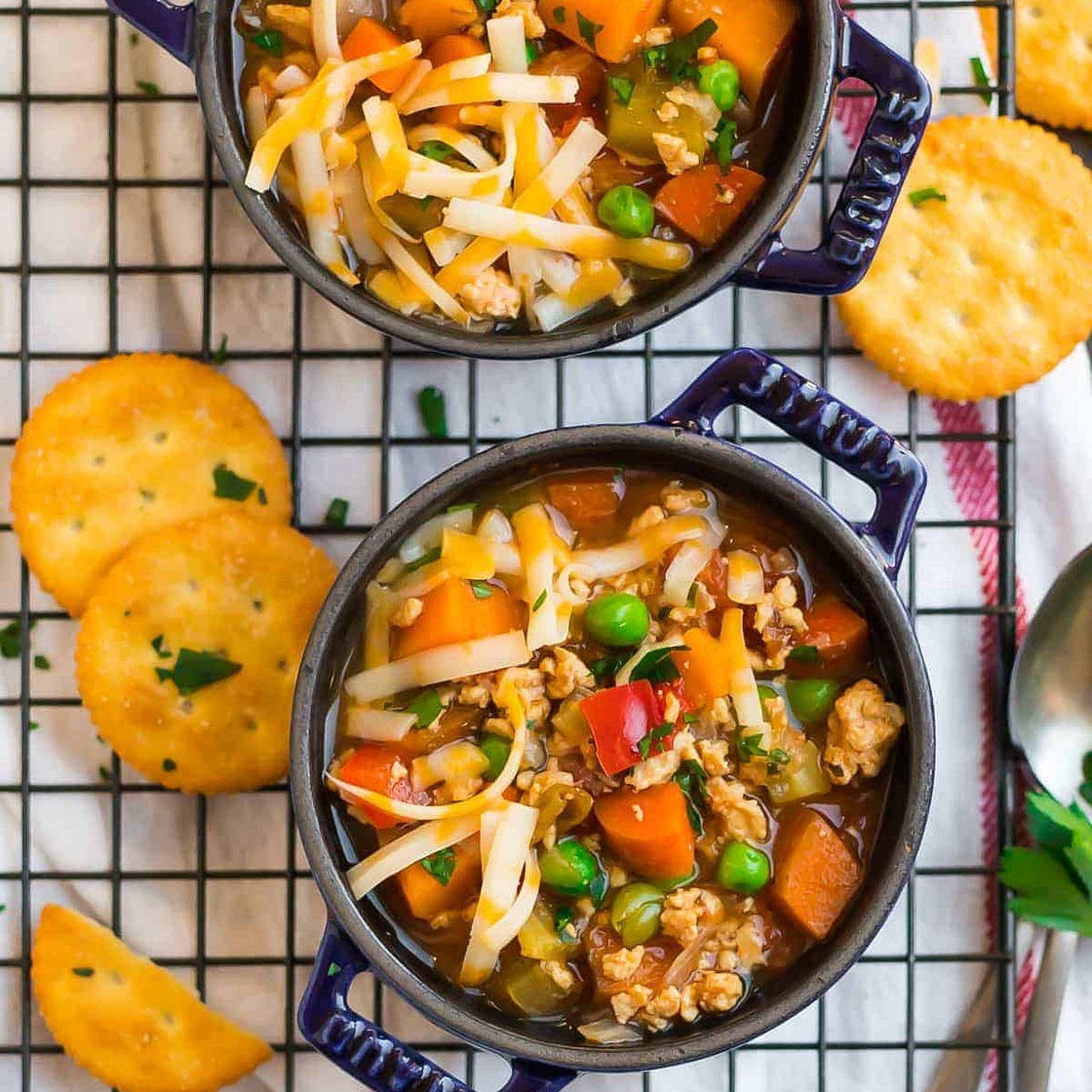Crock Pot Hamburger Soup