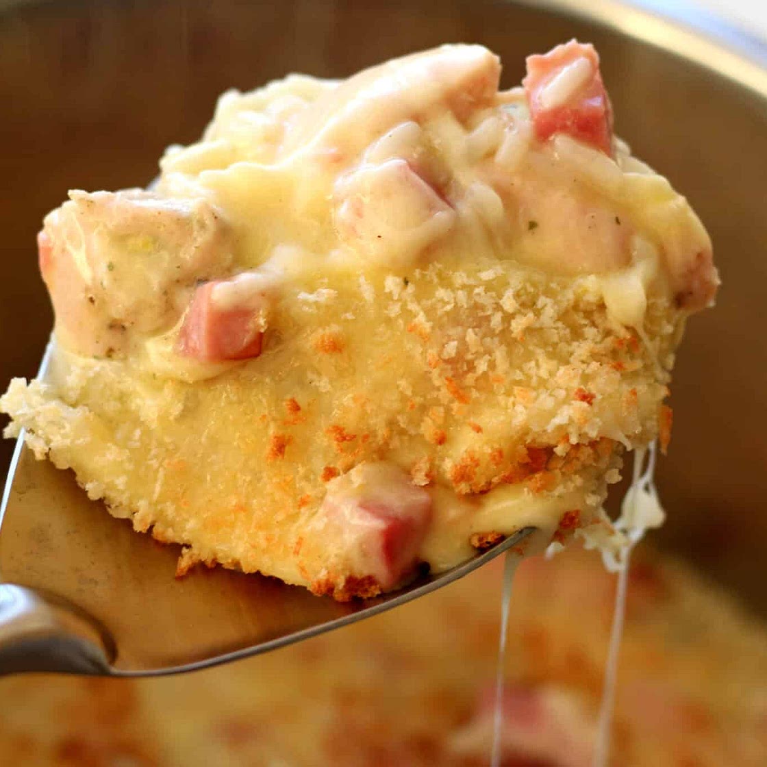 Instant Pot Chicken Cordon Bleu Casserole