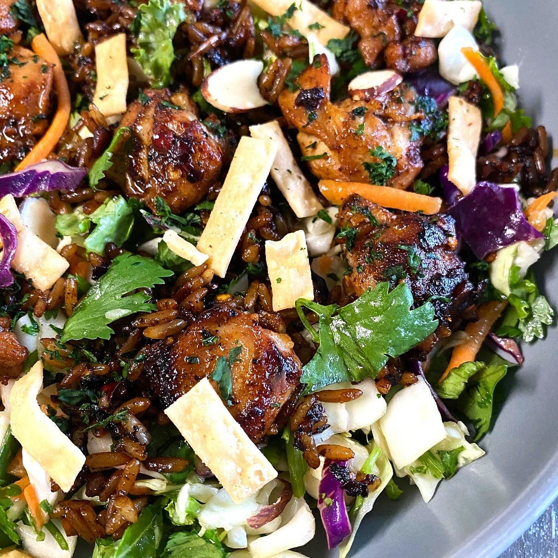 Blackstone Chili Crisp Chicken Salads