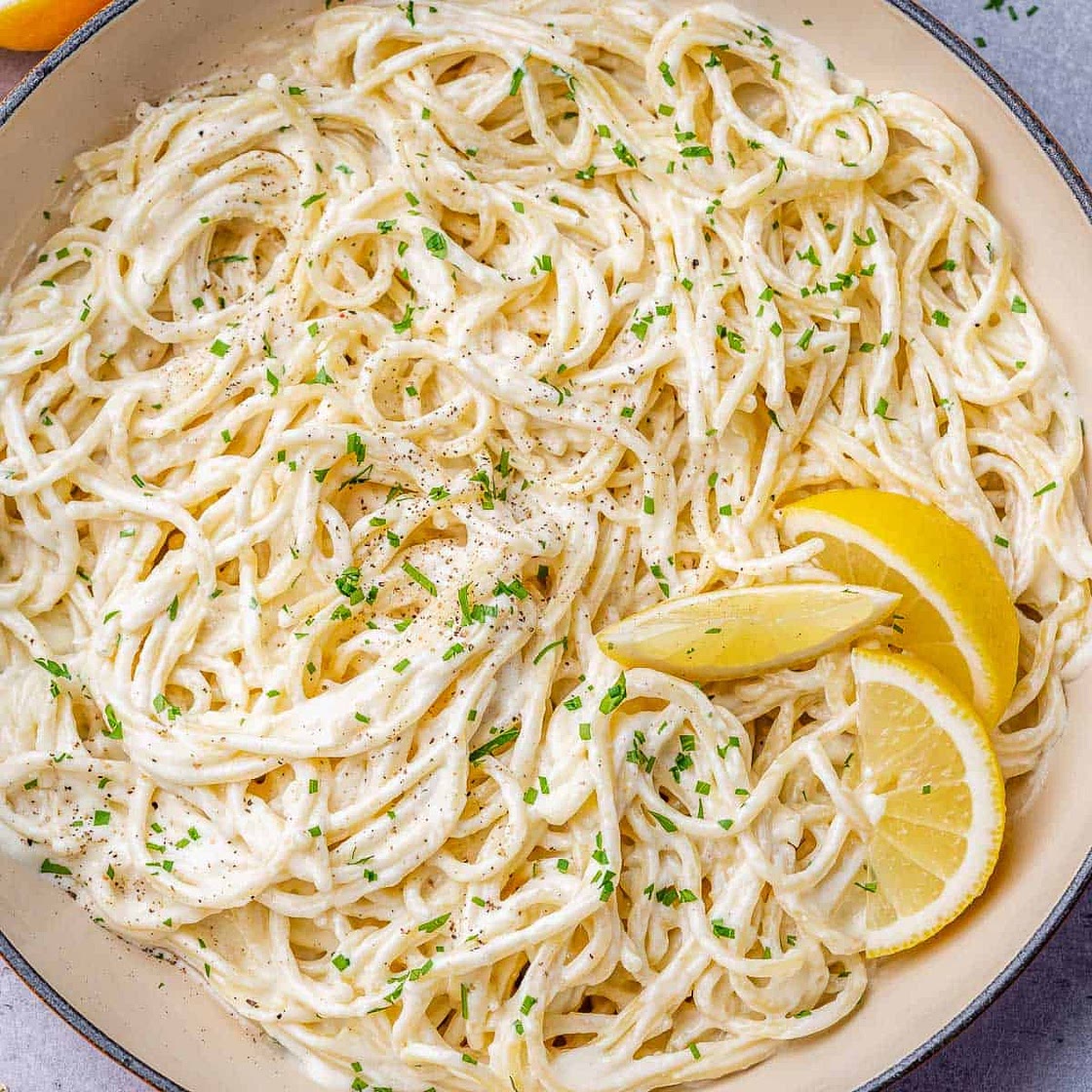 Vegan Creamy Lemon Pasta