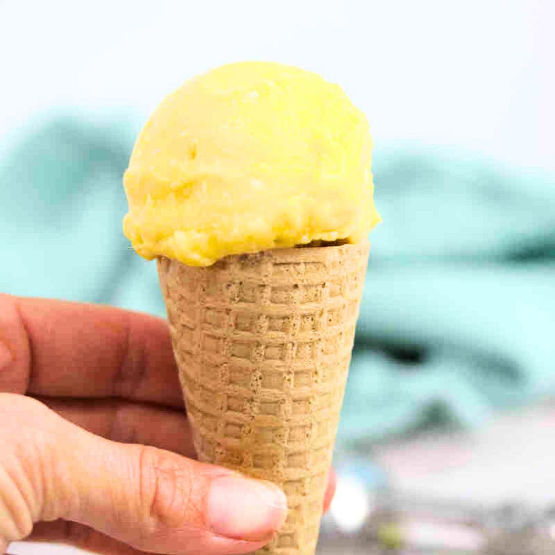 Non-Dairy Mango Ice Cream