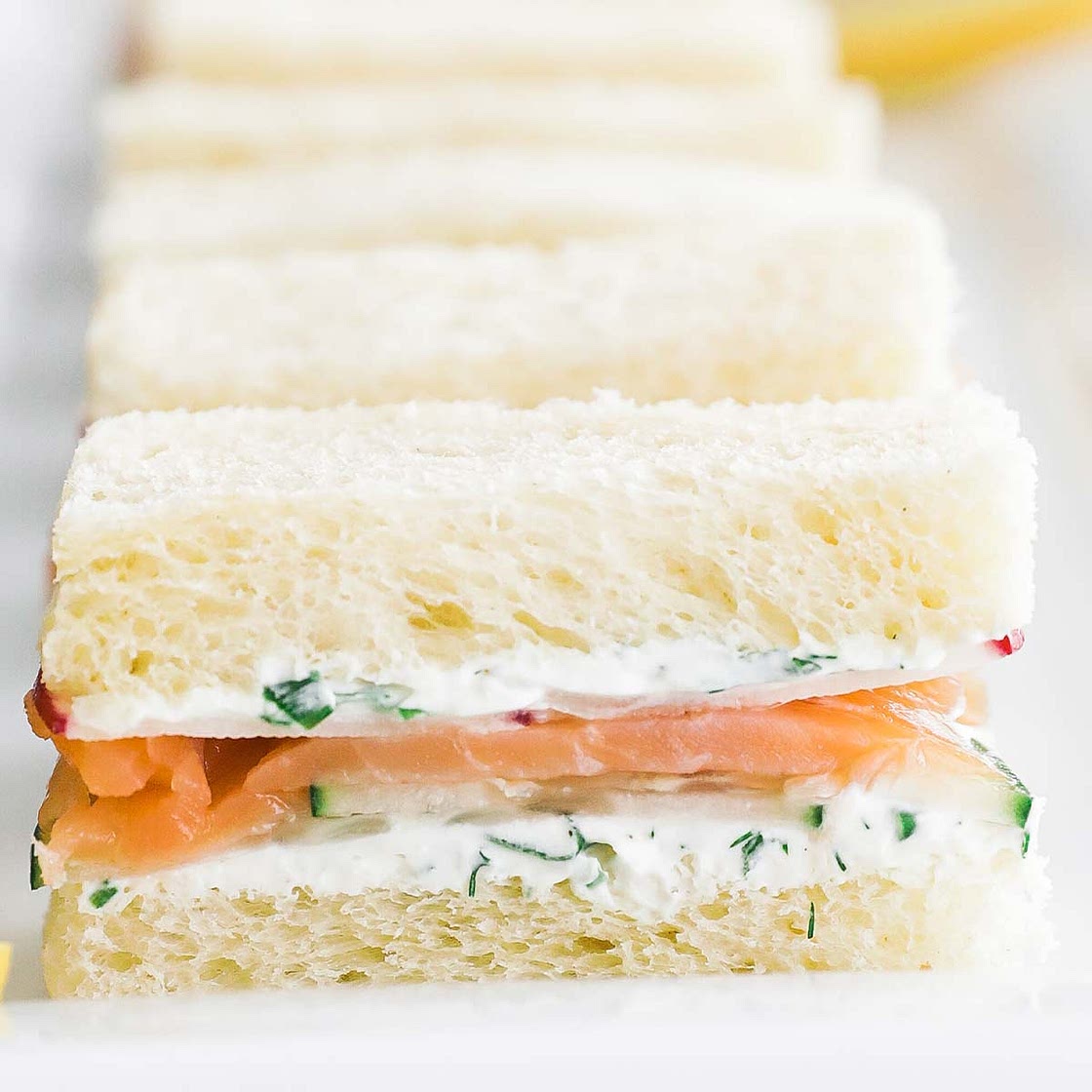 Smoked Salmon Tea Sandwiches