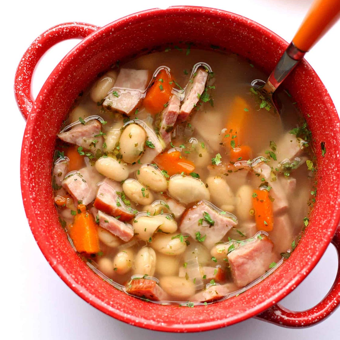 Instant Pot Ham and Bean Soup