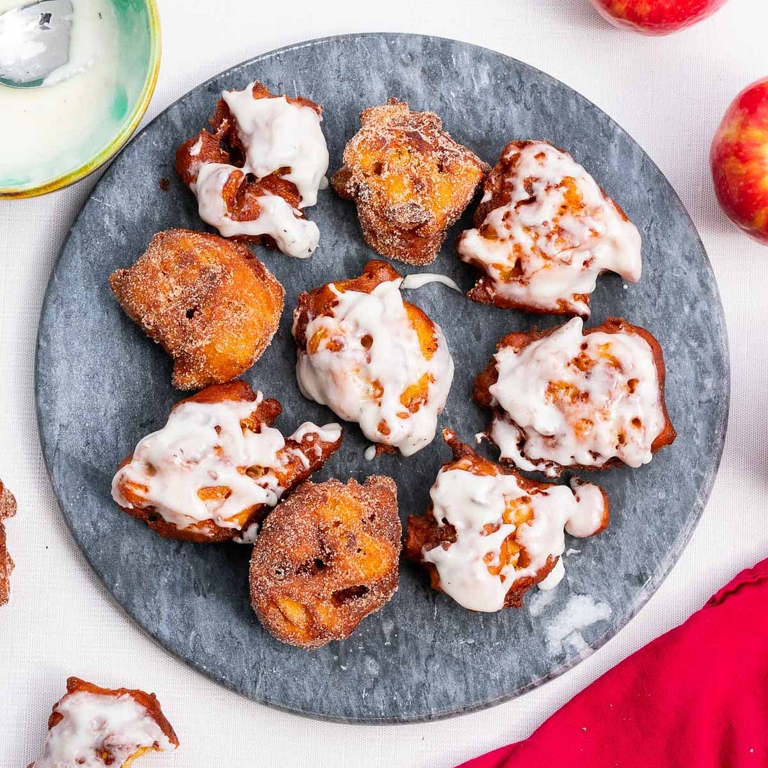 Sourdough Apple Fritters