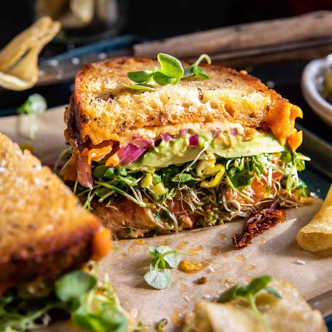 Havarti Avocado Sandwich with Spicy Mayo