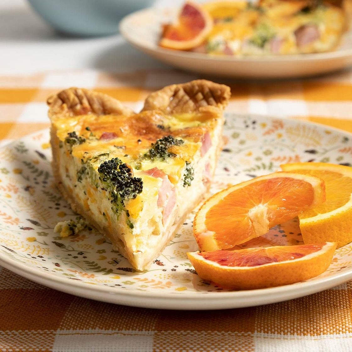 Ham and Broccoli Quiche
