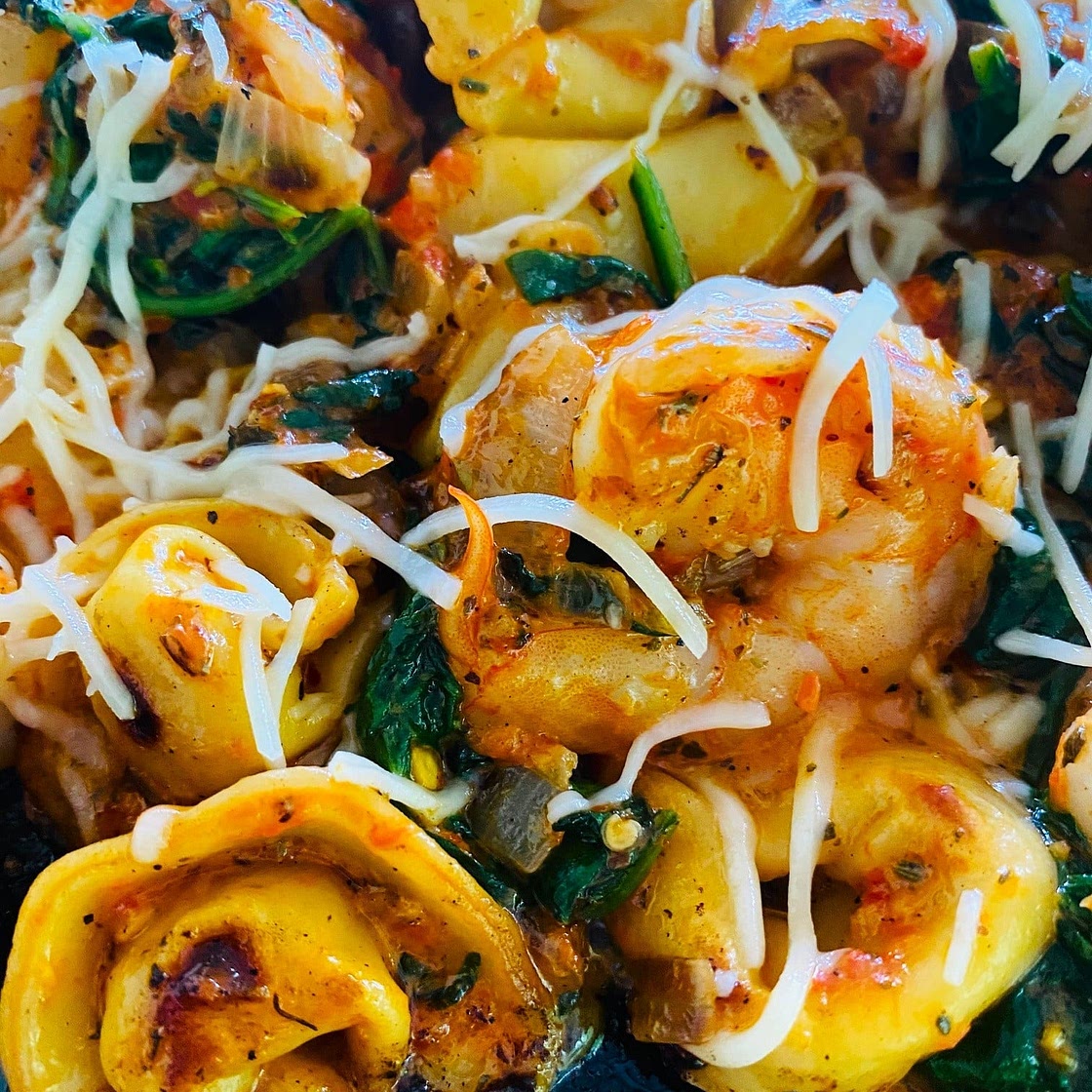 Blackstone Red Pepper Shrimp Tortellini