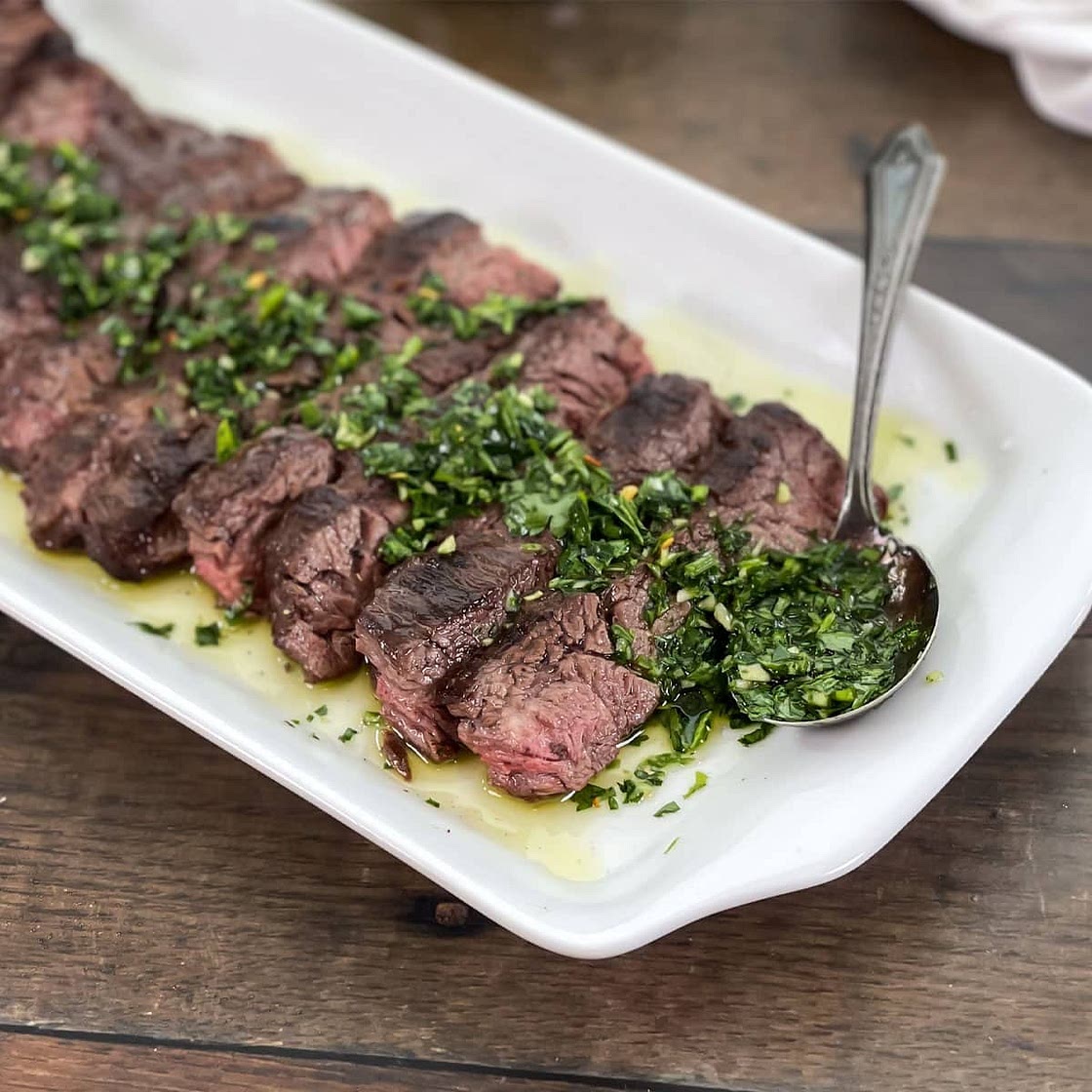 Chimichurri Skirt Steak Recipe