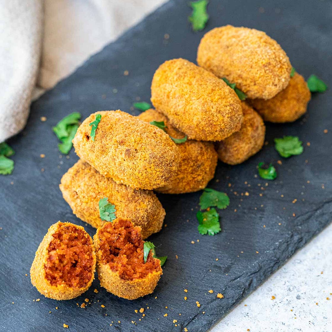 Vegan Croquettes (Spanish Croquetas)