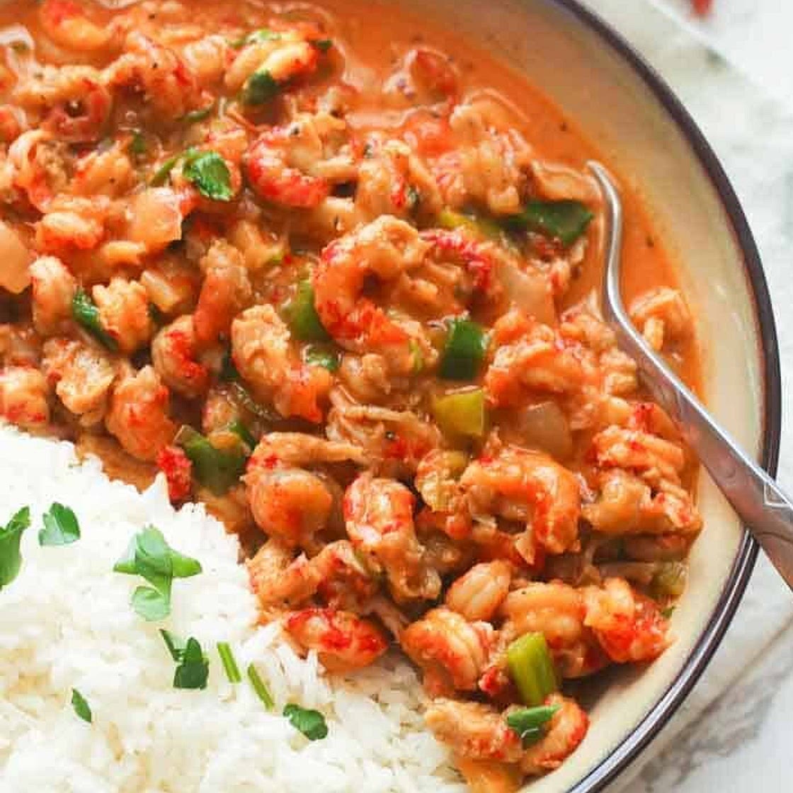 Cajun Crawfish Etouffee