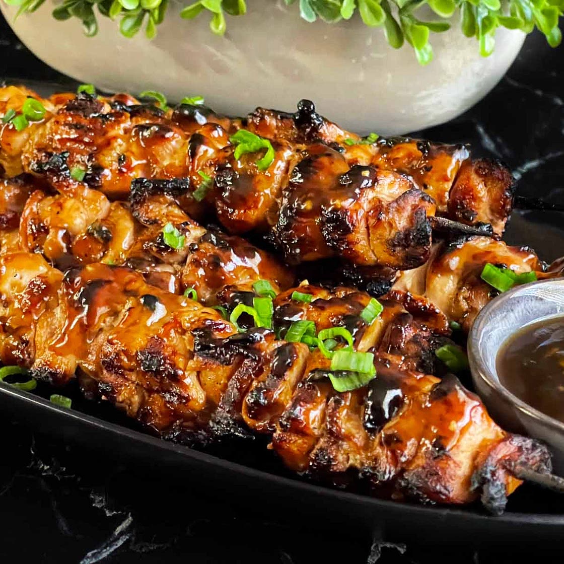 Grilled Chicken Teriyaki Skewers