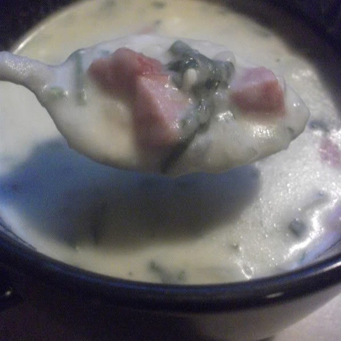 Homemade Potato Soup Recipe w/ Spinach & Sausage