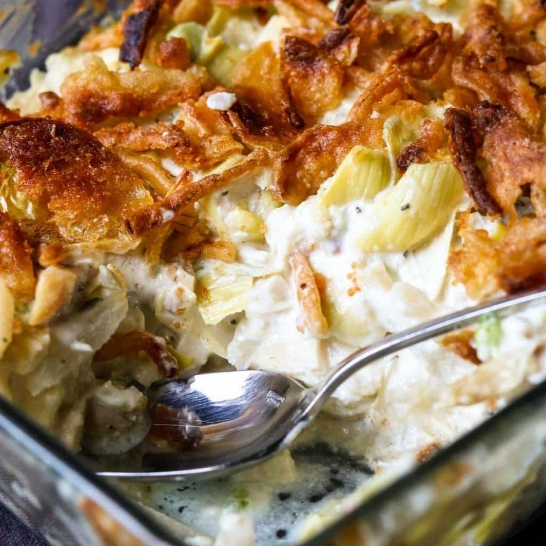 Baked Artichoke Chicken Salad