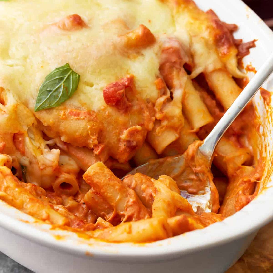 Baked Ziti Recipe without Ricotta