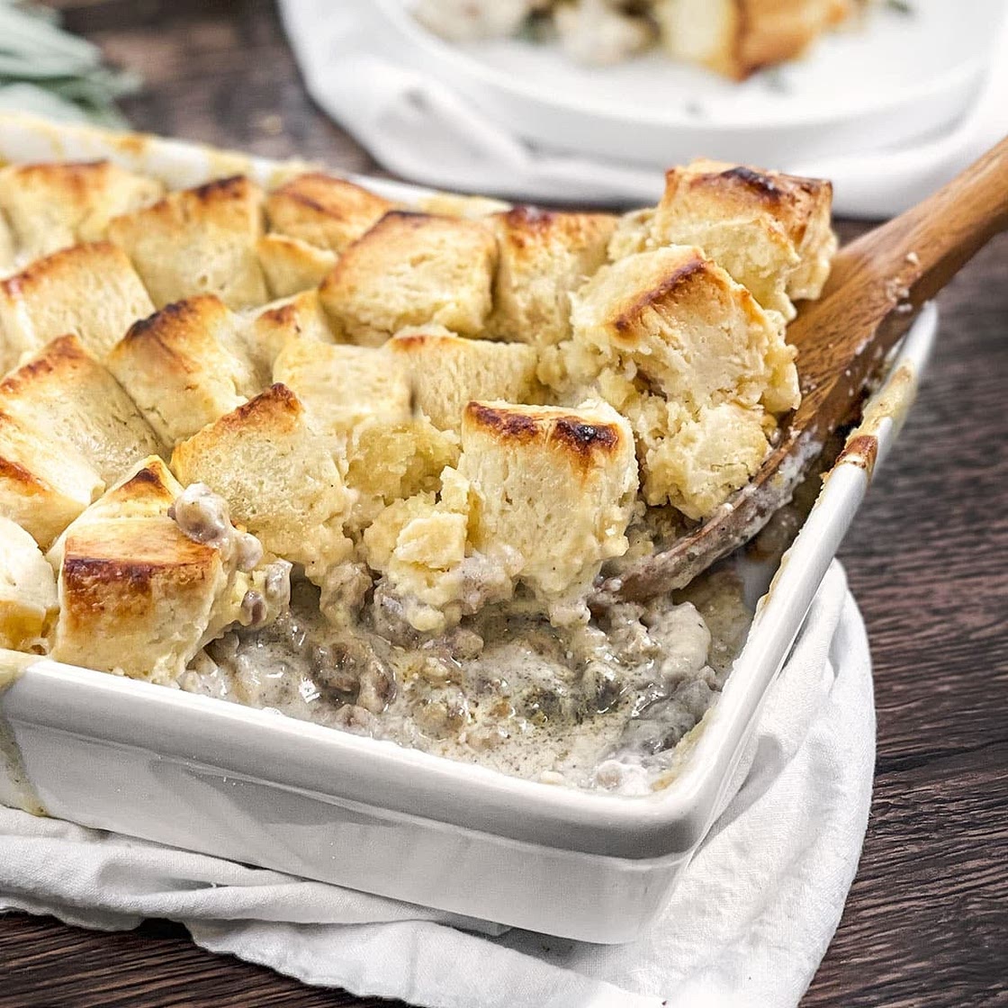 Biscuits and Gravy Casserole Recipe